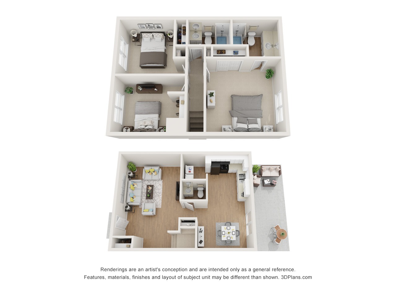 3 BED, 2.5 BATH Image
